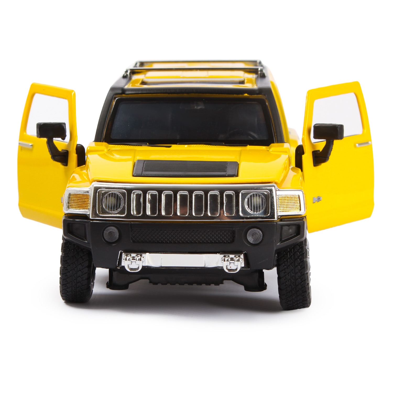 Внедорожник Mobicaro Hummer 1:24 желтый 68240A - фото 5