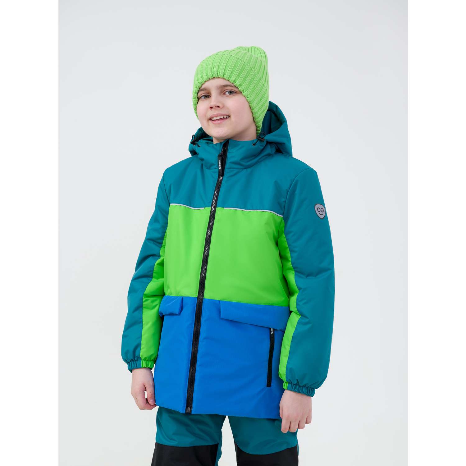 Куртка Shoom Куртка 22-024 Бирюза/зеленый - фото 1