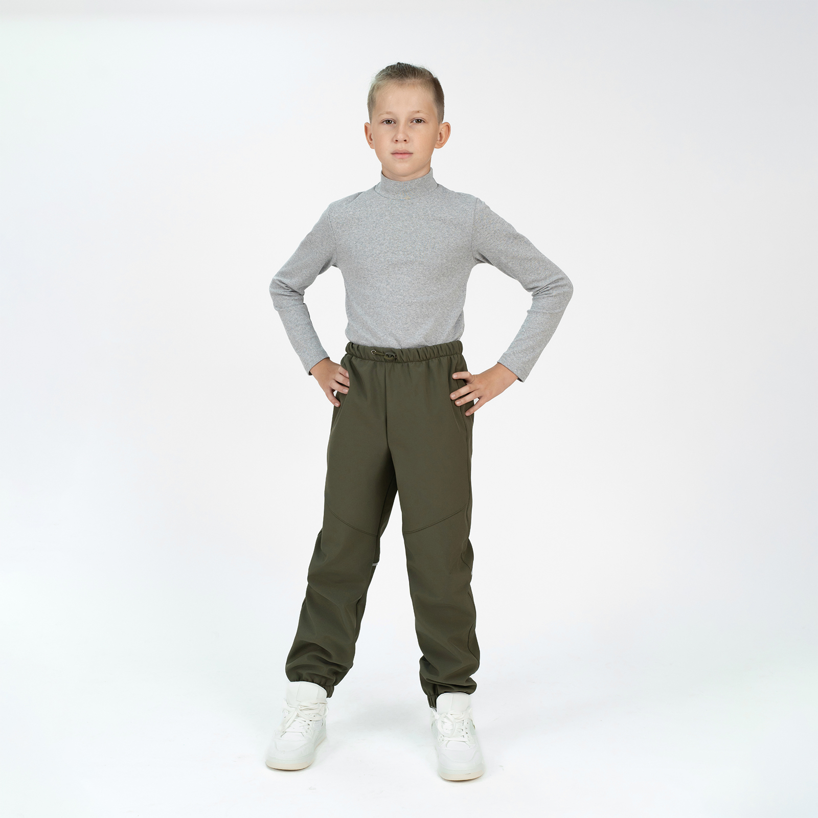 Брюки Arctic kids 10-034 хаки - фото 29