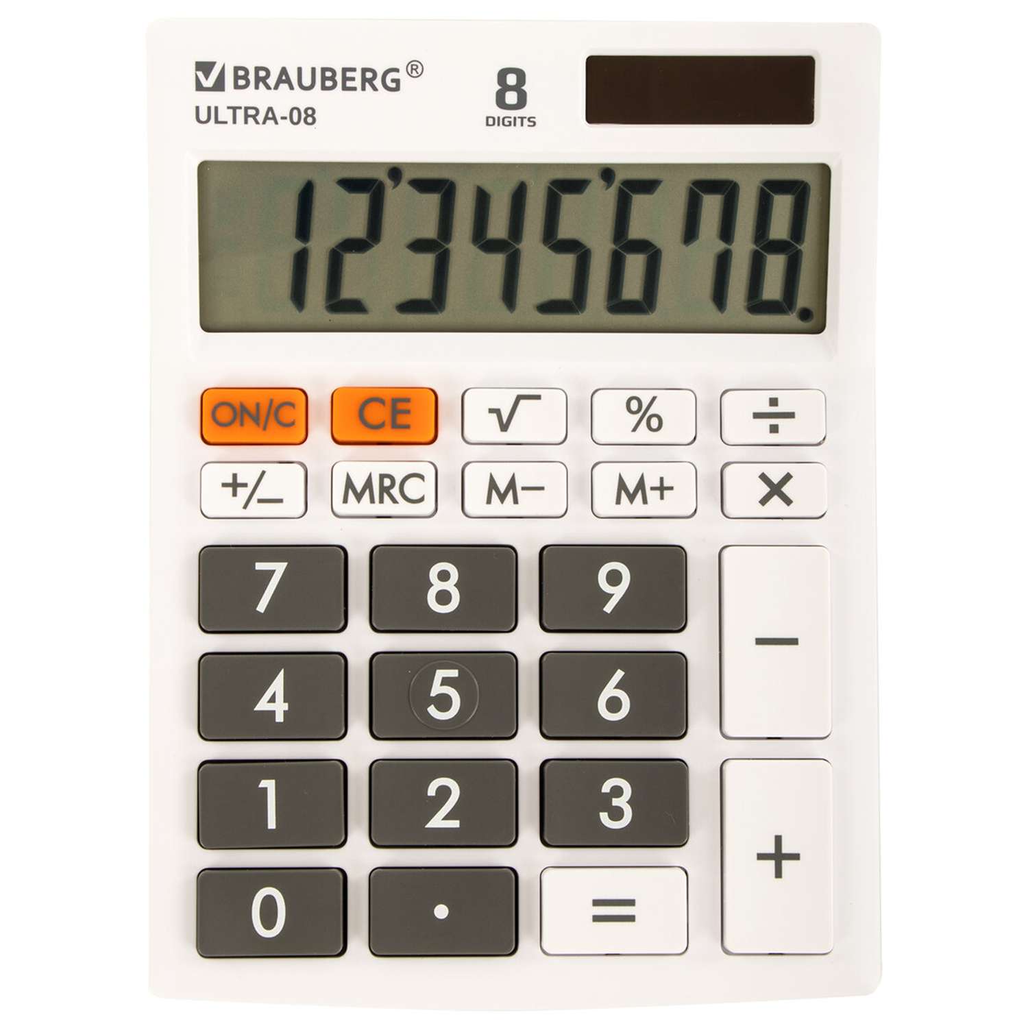 Калькулятор настольный Brauberg электронный 8 разрядов - фото 1