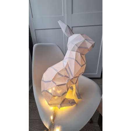 3D конструктор оригами Стильный декор заяц