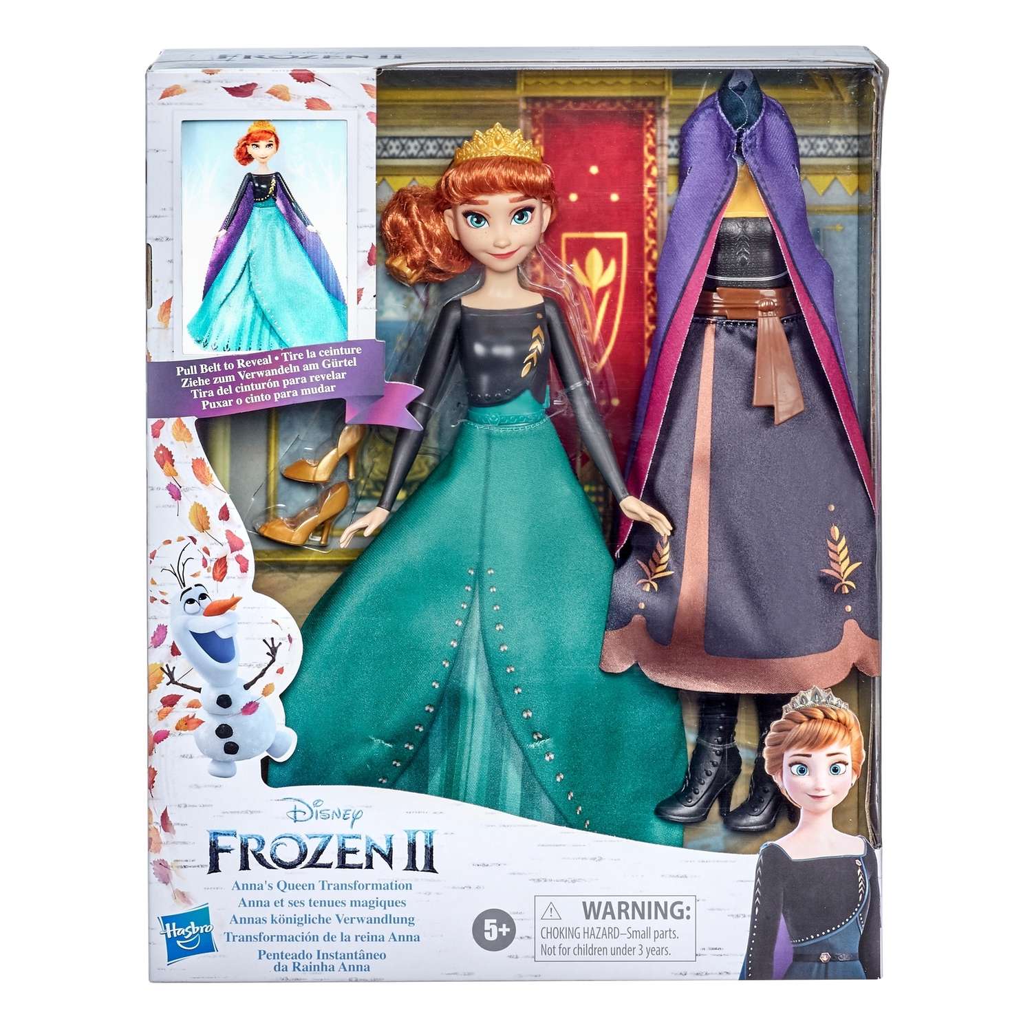 Кукла Disney Frozen Холодное Сердце 2 Анна в королевском наряде E94195L0 E78955L0 - фото 2