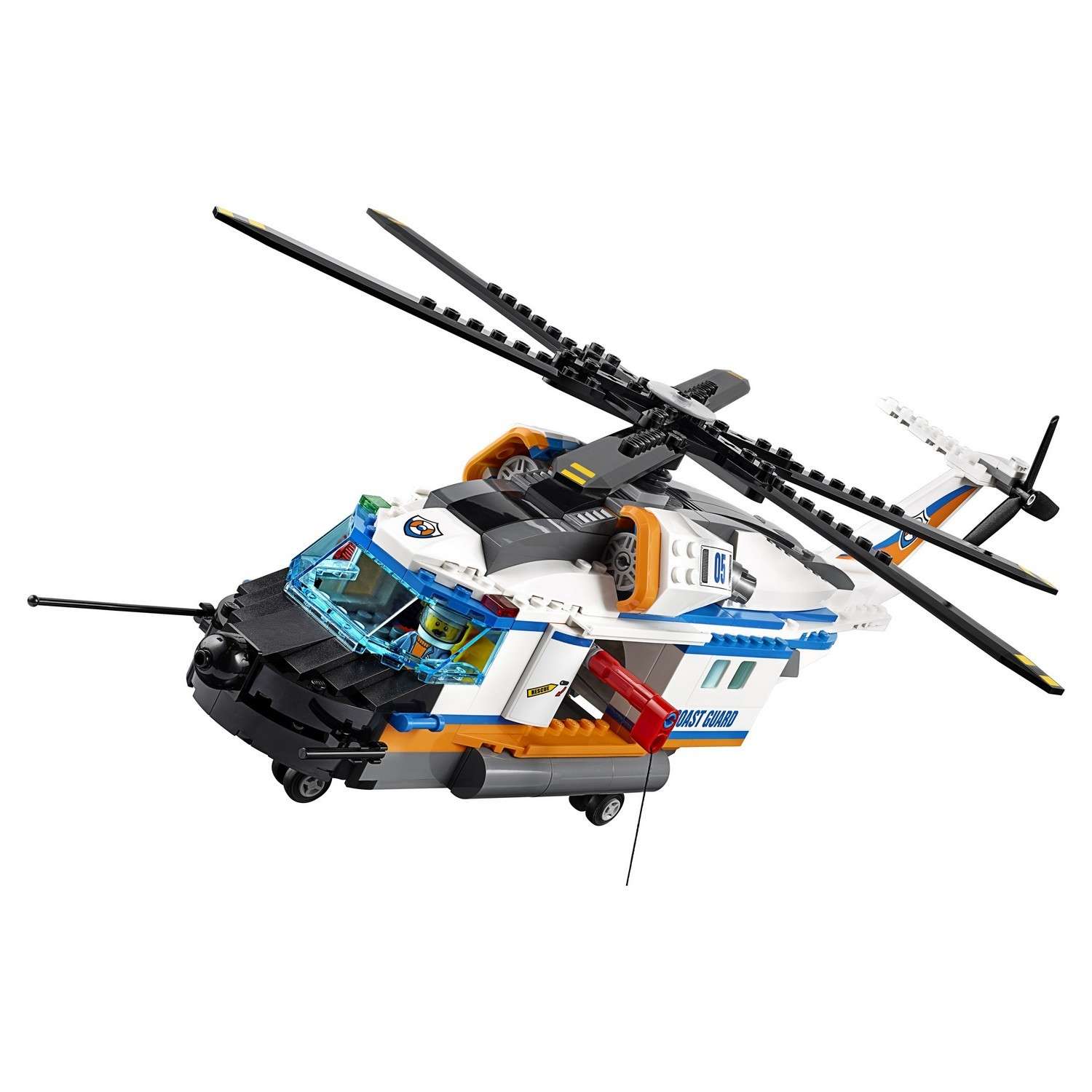 Конструктор LEGO City Coast Guard Сверхмощный спасательный вертолёт (60166) - фото 11