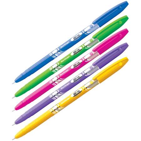 Ручка шариковая BERLINGO Blitz 0.7мм Синяя в ассортименте CBp_70832