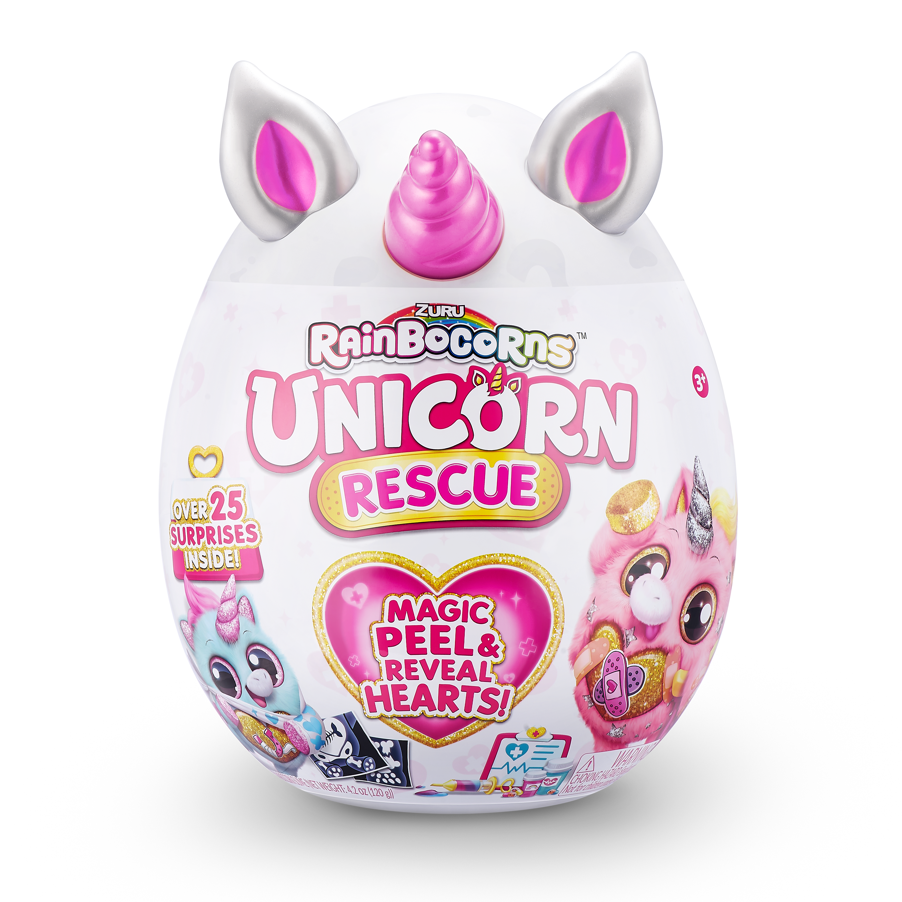 Игрушка сюрприз ZURU Rainbocorns Unicorn Rescue плюшевый мини единорог с аксессуарами - фото 11