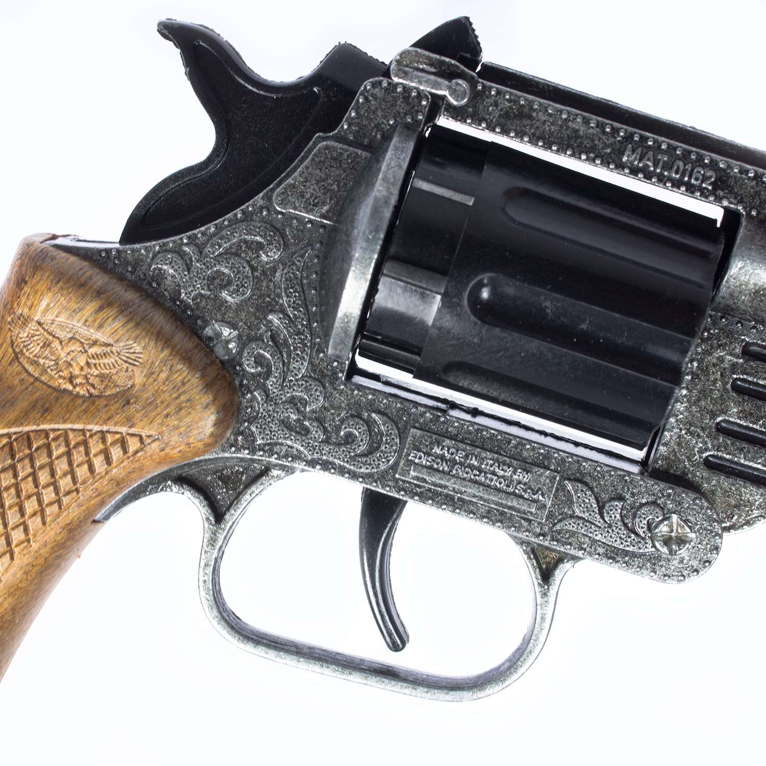 Пистолет Edison Giocattoli Dakota Metall Western 19,8 см - фото 6