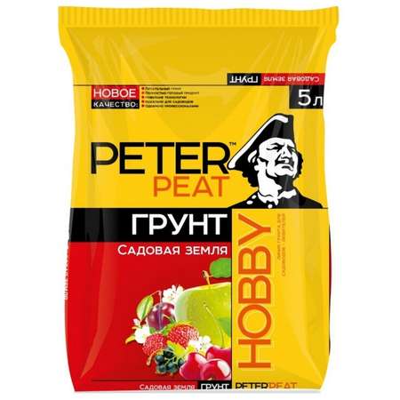 Грунт PETER PEAT Садовая земля линия Хобби 5л