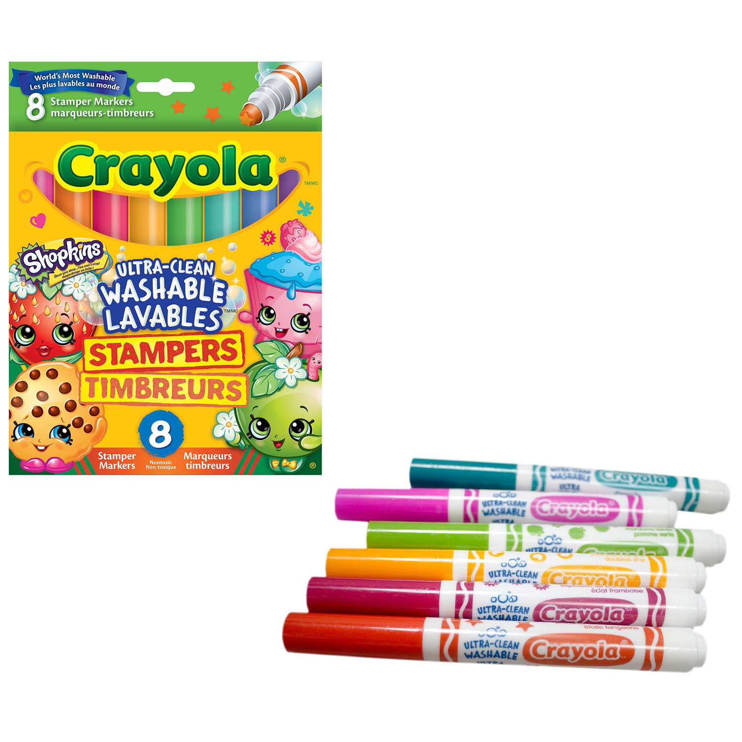 Штампики Crayola Shopkins 8 шт - фото 3