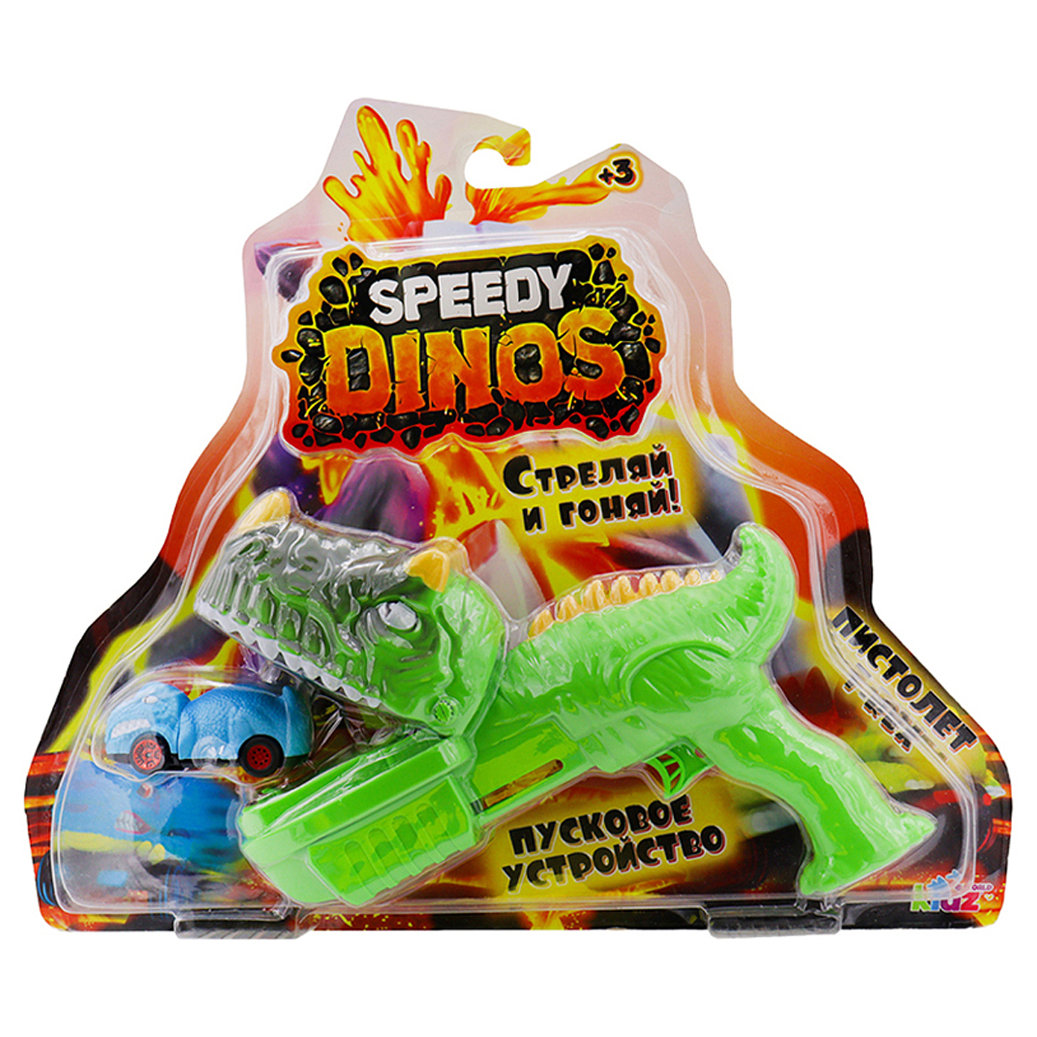 Автомобиль Speedy Dinos фрикционный зеленый K02SPD003-2 - фото 2