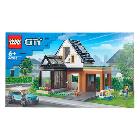 Конструктор LEGO City Family House and Electric Car 60398