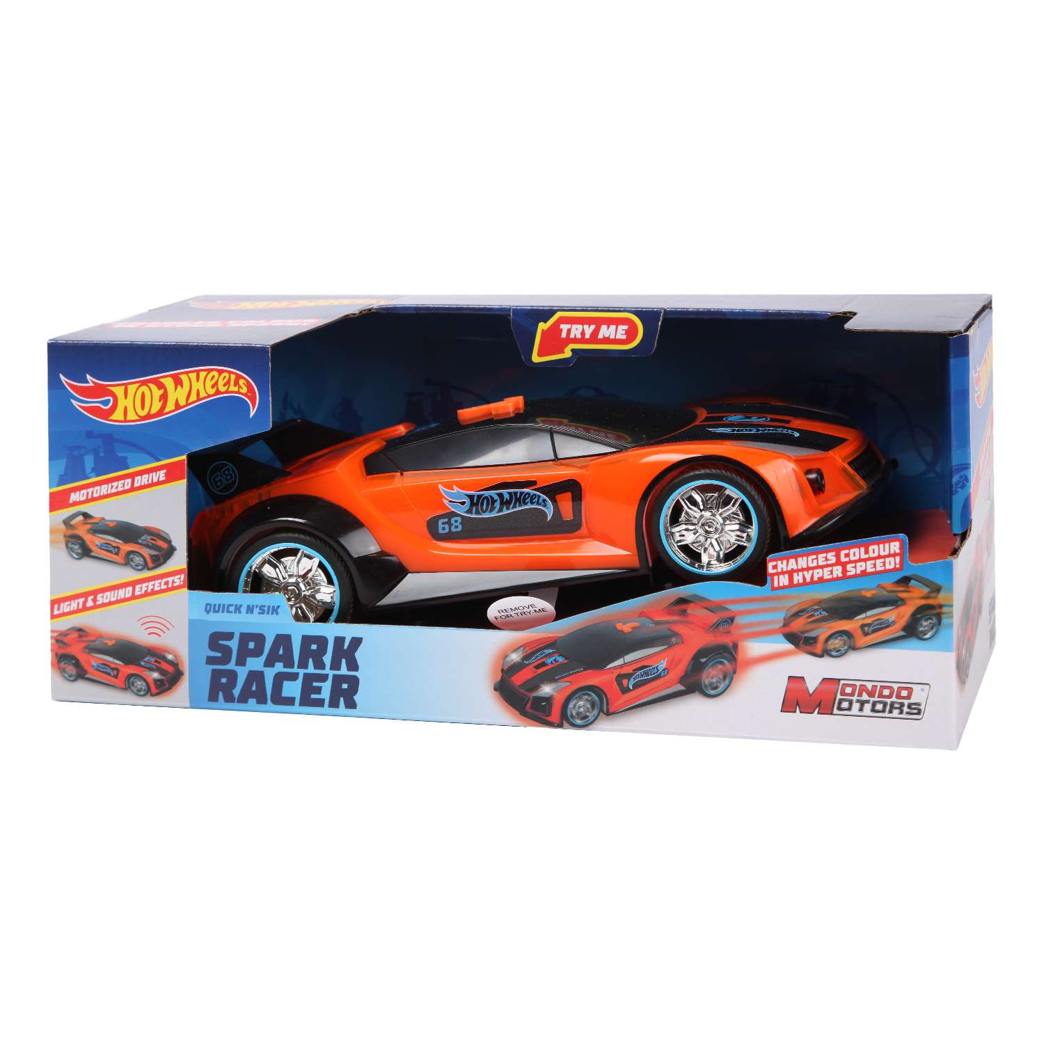 Машина Hot Wheels Spark Racer Quick N sik 51197 51197 - фото 2