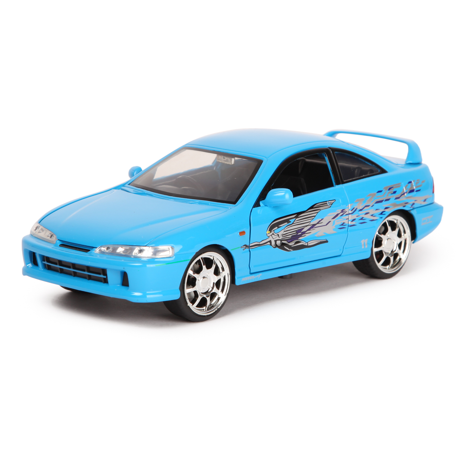 Машина Jada Fast and Furious 1:24 Honda Integra Type-R Синяя 30739 купить  по цене 1 ₽ в интернет-магазине Детский мир