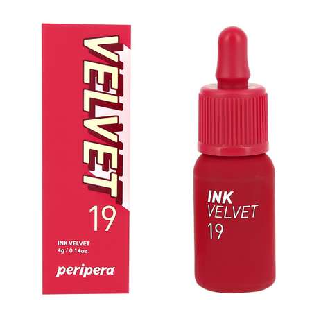 Помада для губ Peripera Velvet жидкая тон 19 love sniper red