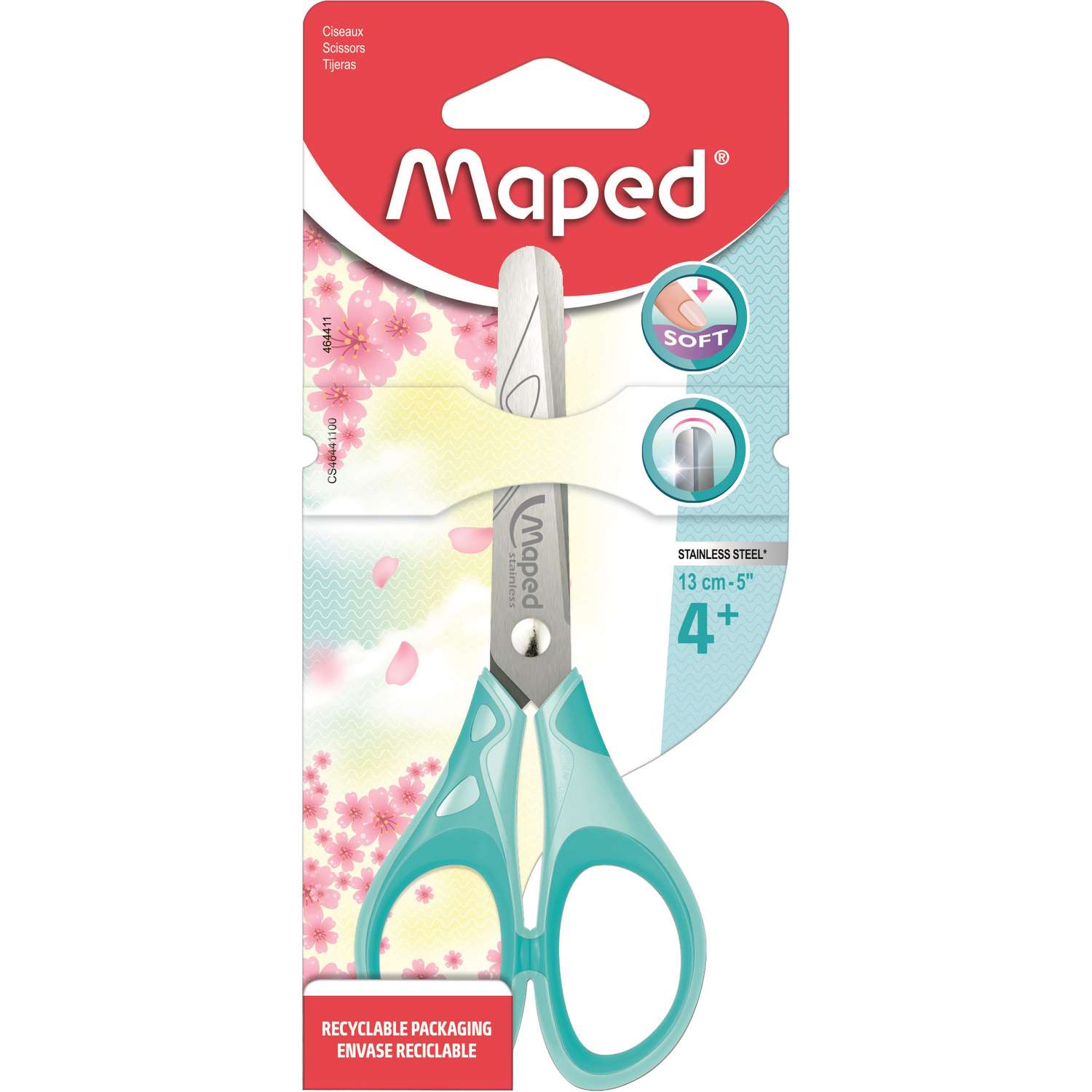Ножницы Maped Essentials soft Pastel 13см в ассортименте 464411 - фото 2