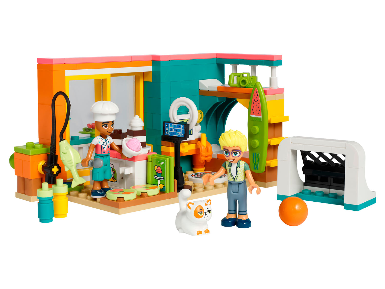 Конструктор детский LEGO Friends Комната Лео 41754 купить по цене 2652 ₽ в  интернет-магазине Детский мир