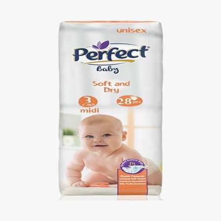 Подгузники PERFECT детские от 4 до 9 кг