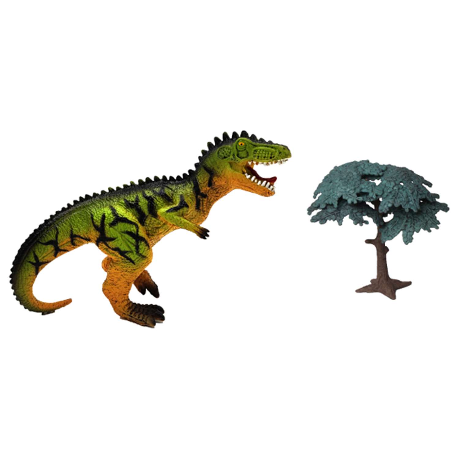 Фигурка Funky Toys Динозавр Тираннозавр Желтый-Зеленый FT2204109 - фото 1