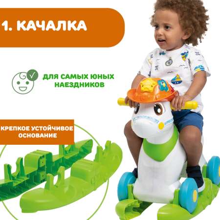 Игрушка-каталка Chicco Говорящая лошадка Baby Rodeo