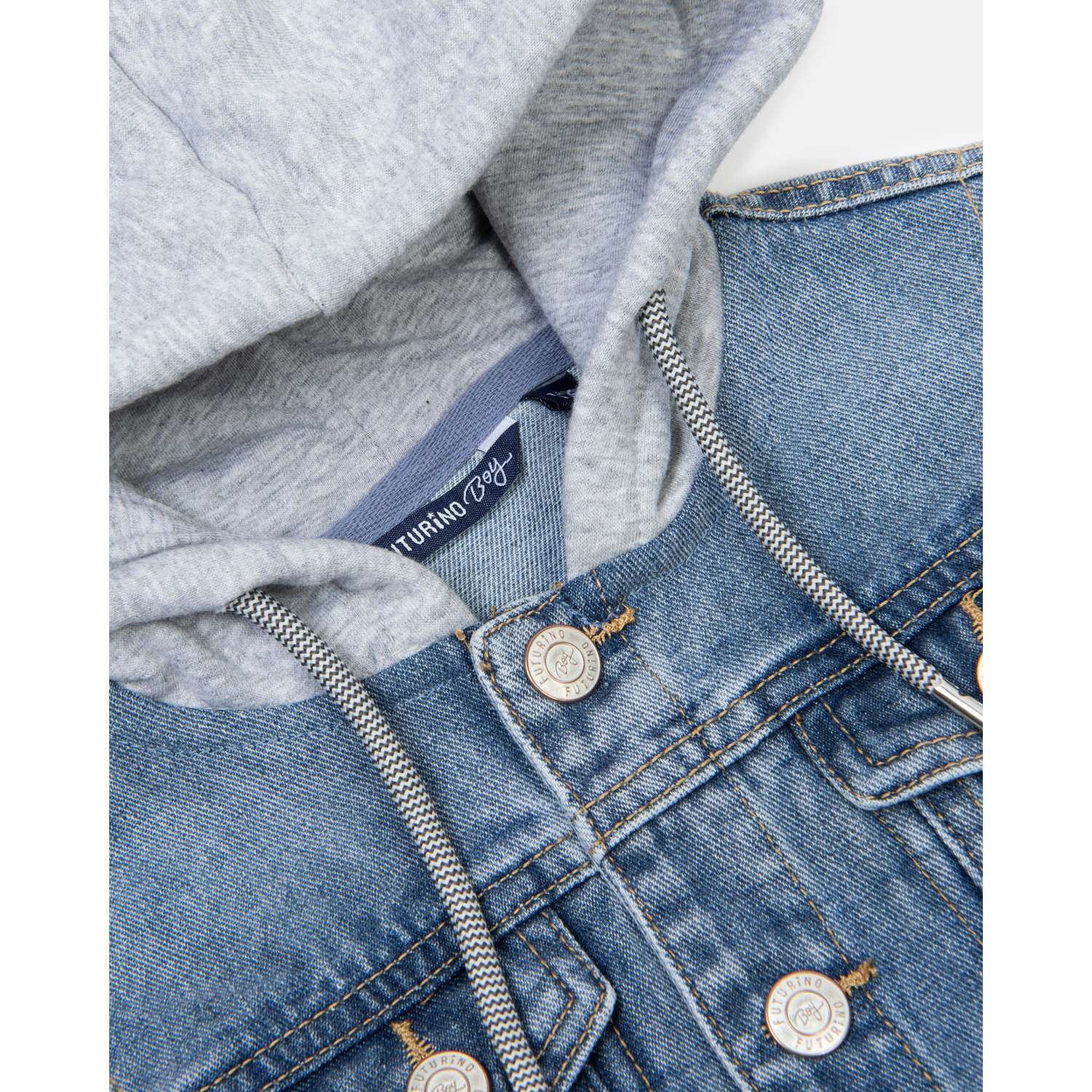 Куртка джинсовая Futurino S22FU5-B117-1kb-66 - фото 4