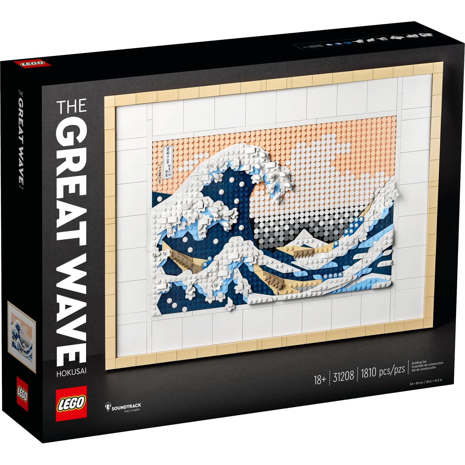 Конструктор LEGO Art Hokusai The Great Wave 31208 купить по цене 10029 ₽ в  интернет-магазине Детский мир