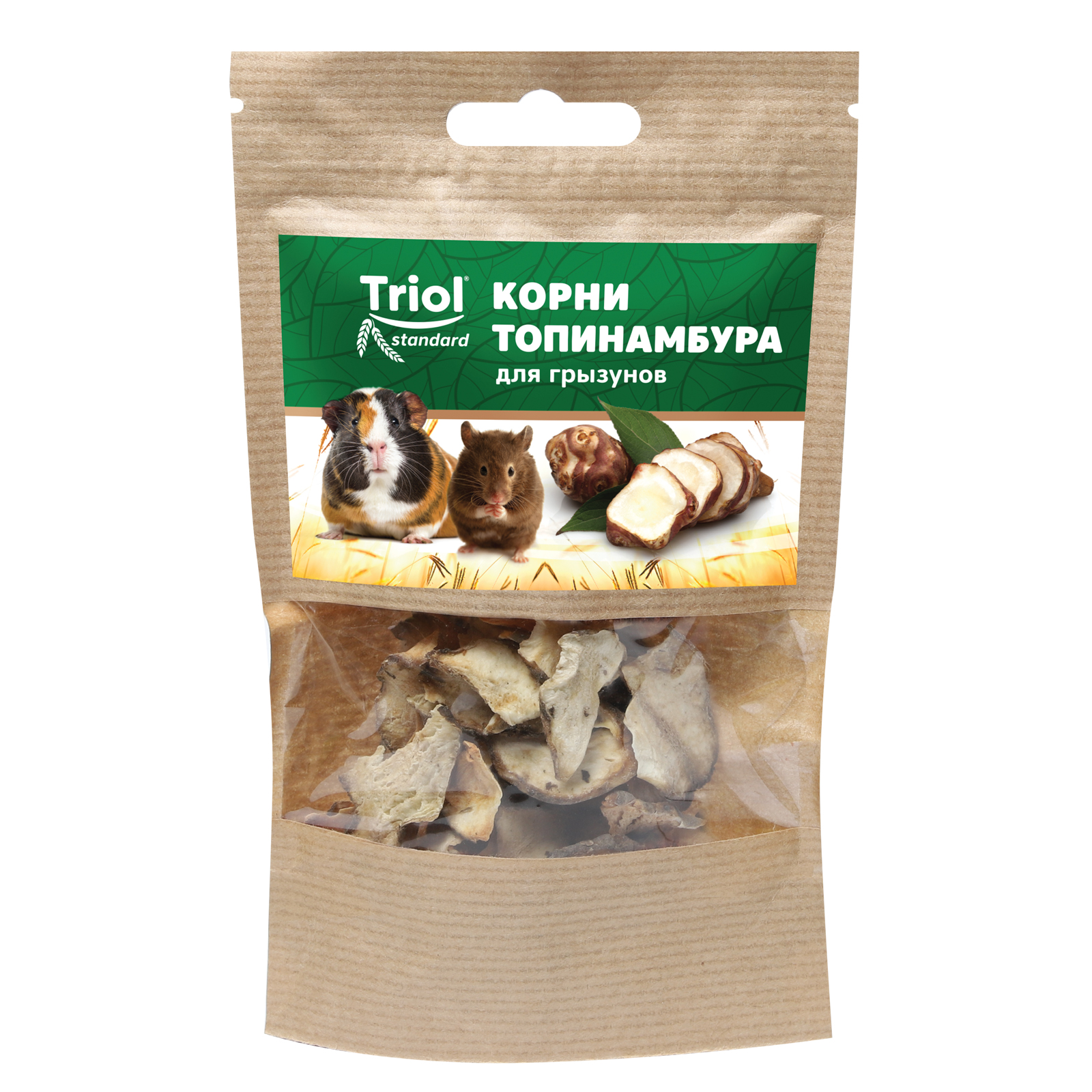 Лакомство для грызунов Triol 20г Standard корни топинамбура - фото 3