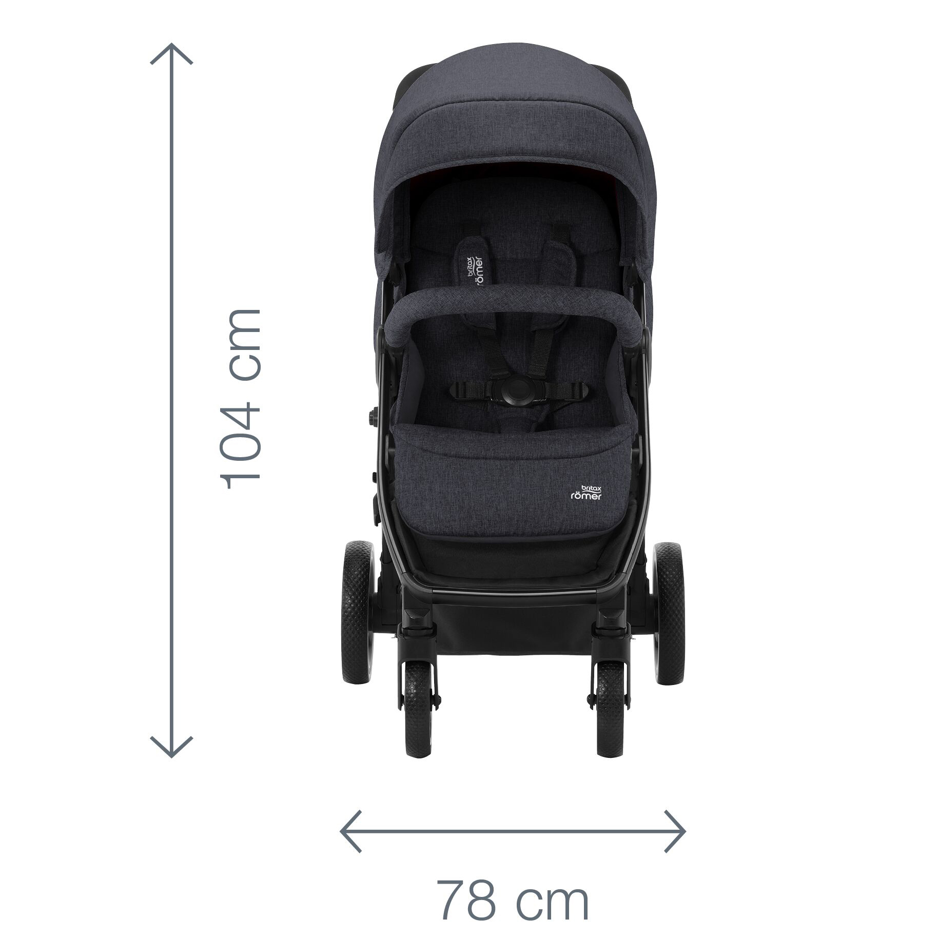 Коляска Britax Roemer B-Agile M Cherry Wine - фото 8