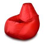 Кресло-мешок Пазитифчик Груша 90х80см красный