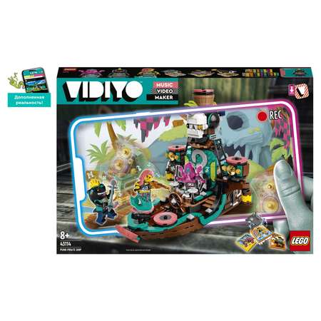 Конструктор LEGO VIDIYO Punk Pirate Ship (Корабль Пирата Панка) 43114