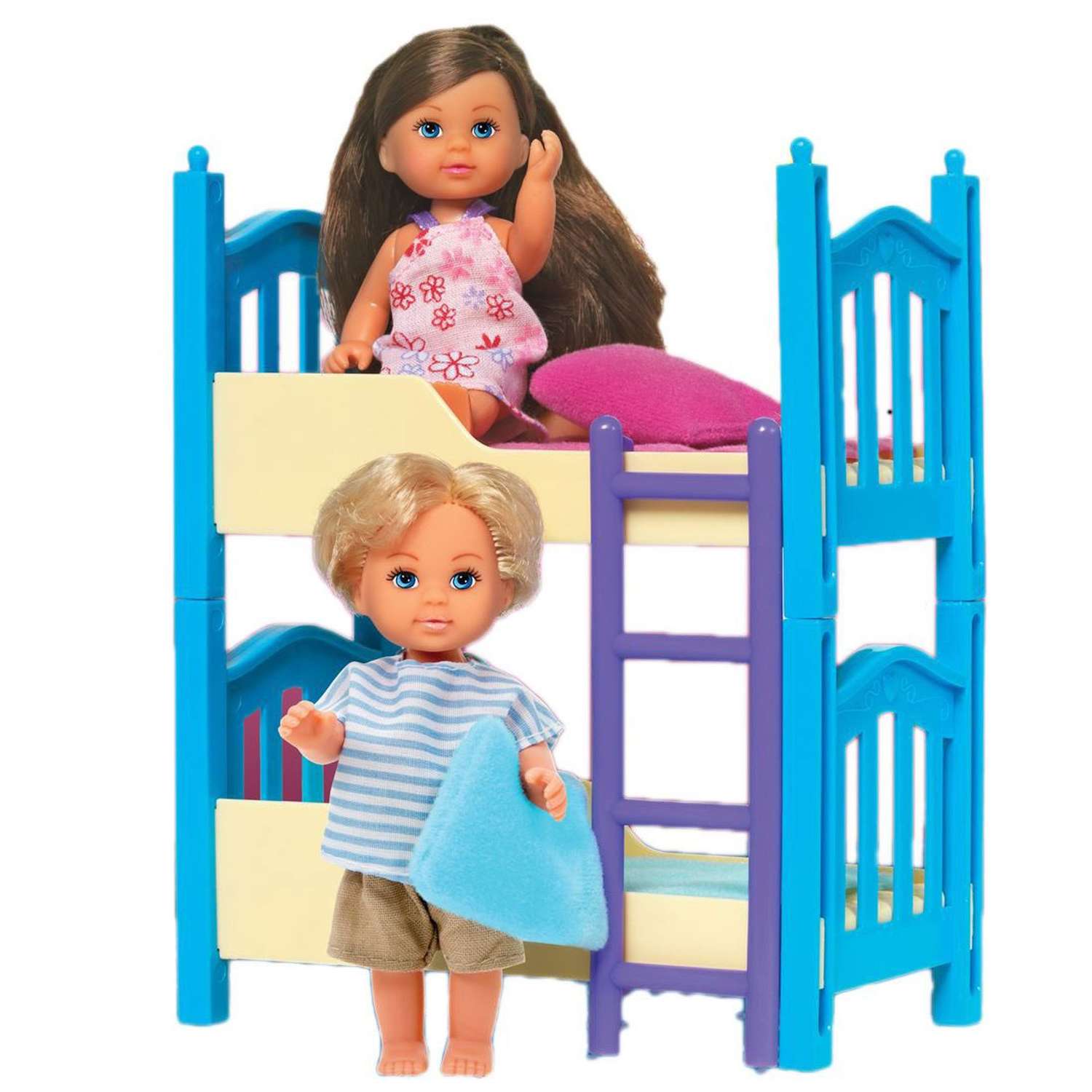 Кукла Evi Еви с братиком с двухъярусной кроваткой 5.733847029E9 - фото 1