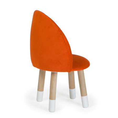 Стул-кресло Тутси детское на ножках для малышей оранжевый абрикос 34х34х59 см