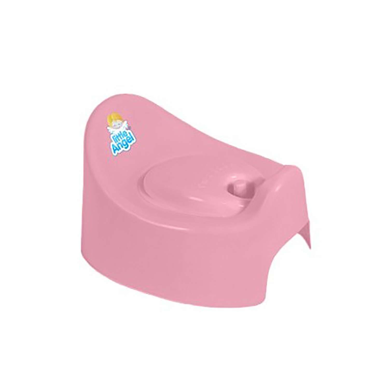 Горшок детский PLASTIC REPABLIC baby пластиковый с крышкой розовый - фото 3