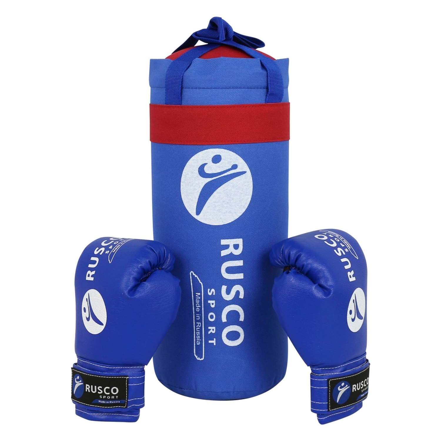 Набор для бокса RuscoSport синий 4OZ - фото 1