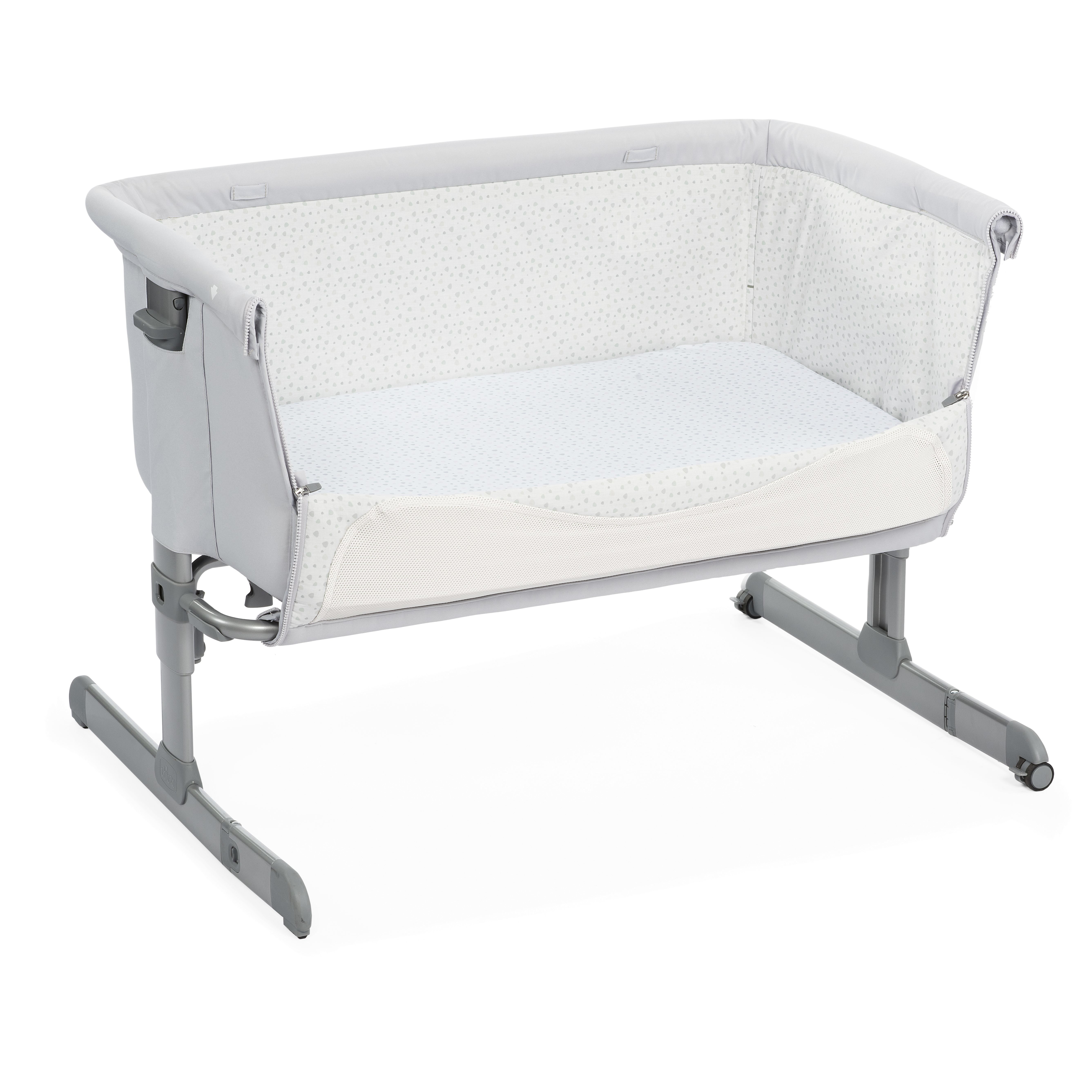 Кроватка Chicco Next2me Light Grey - фото 4