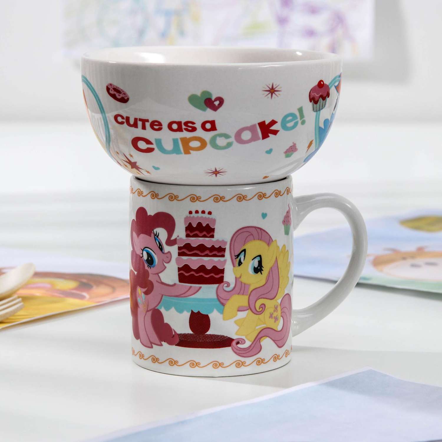 Набор посуды детский Hasbro My Little Pony кружка миска - фото 2