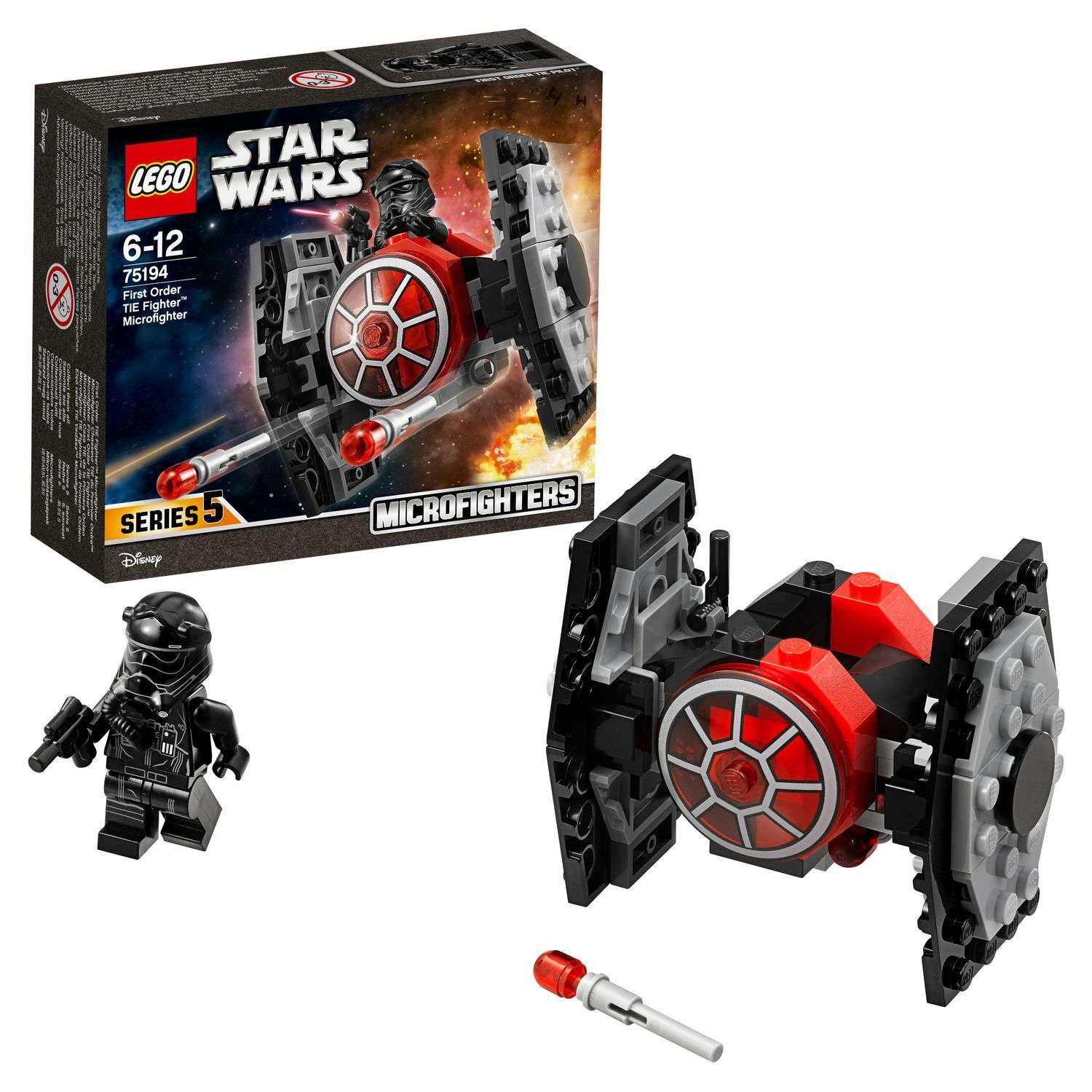 Конструктор LEGO Микрофайтер Истребитель СИД Первого Ордена Star Wars TM (75194) - фото 1