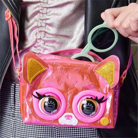 Сумка Purse Pets Розовая кошечка Металлик 6065589