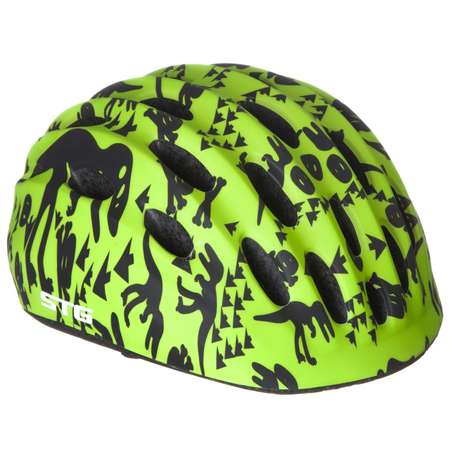 Шлем STG размер M 52-56 cm STG HB10 черно зеленый