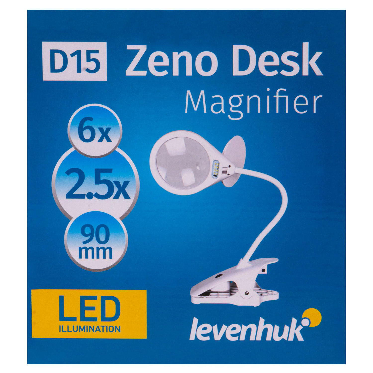 Лупа настольная Levenhuk Zeno Desk D15 - фото 11