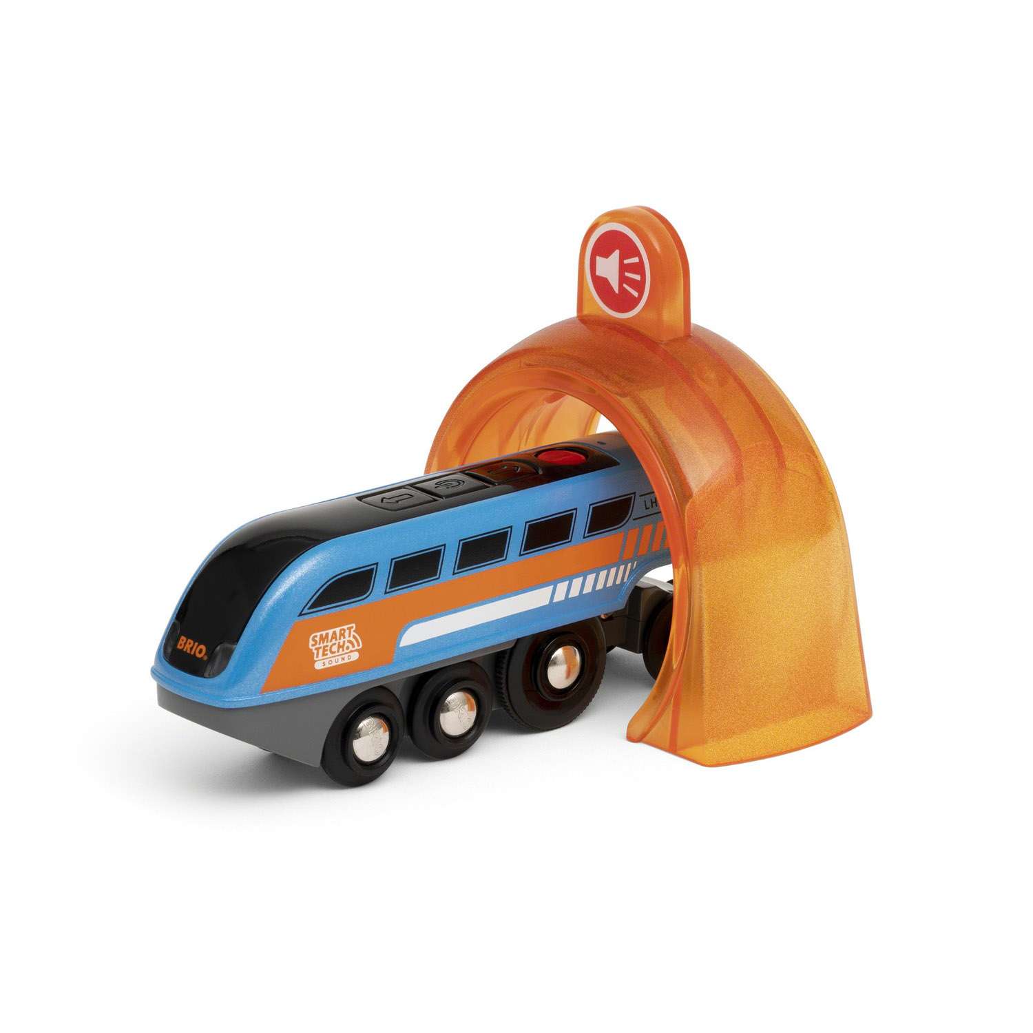 Игровой набор BRIO Smart Tech Sound поезд с тоннелем - фото 1