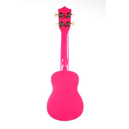 Детская гитара сердце Belucci Укулеле сопрано B21-11 Heart Rose Pink
