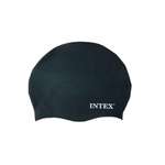 Силиконовая шапочка для плавания Intex от 8 лет черный