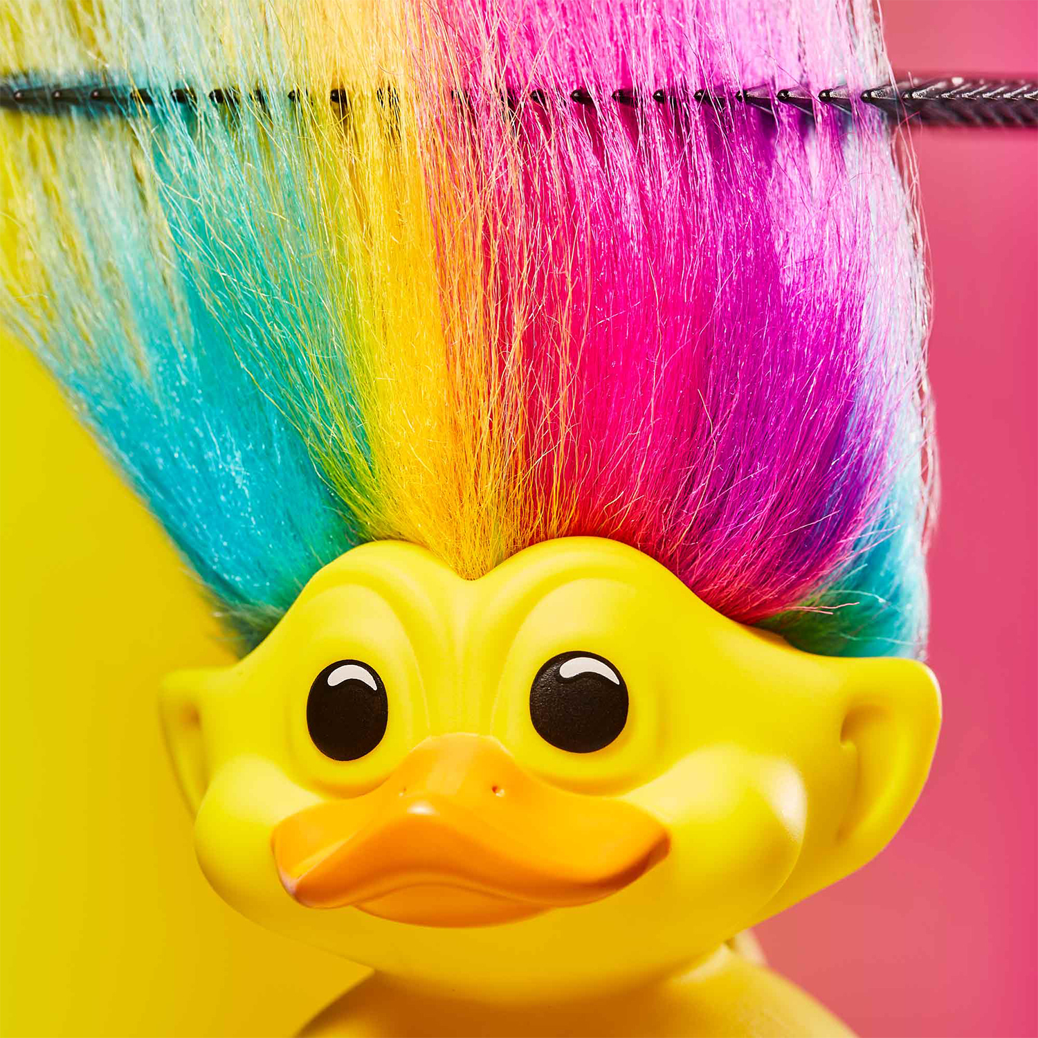 Фигурка Trolls Утка Tubbz Радужный тролль - фото 10