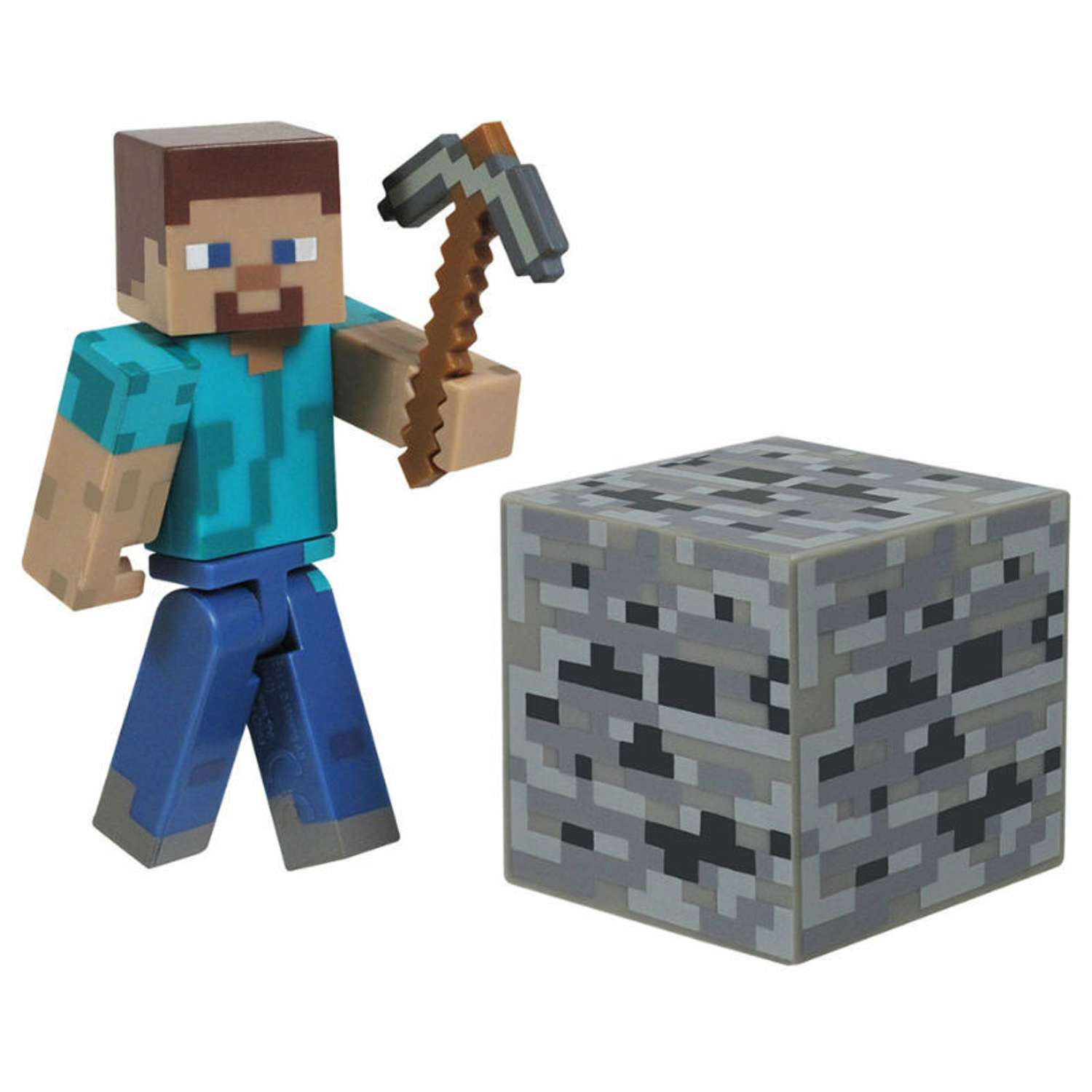 Набор фигурок Minecraft Стив 3 предм. 14х17см - фото 1