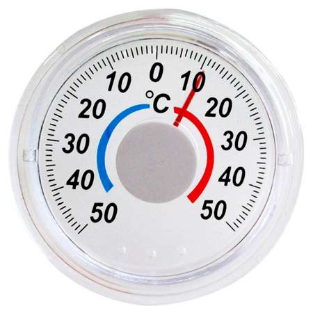 Термометр оконный Первый термометровый завод Биметаллический круглый на блистере