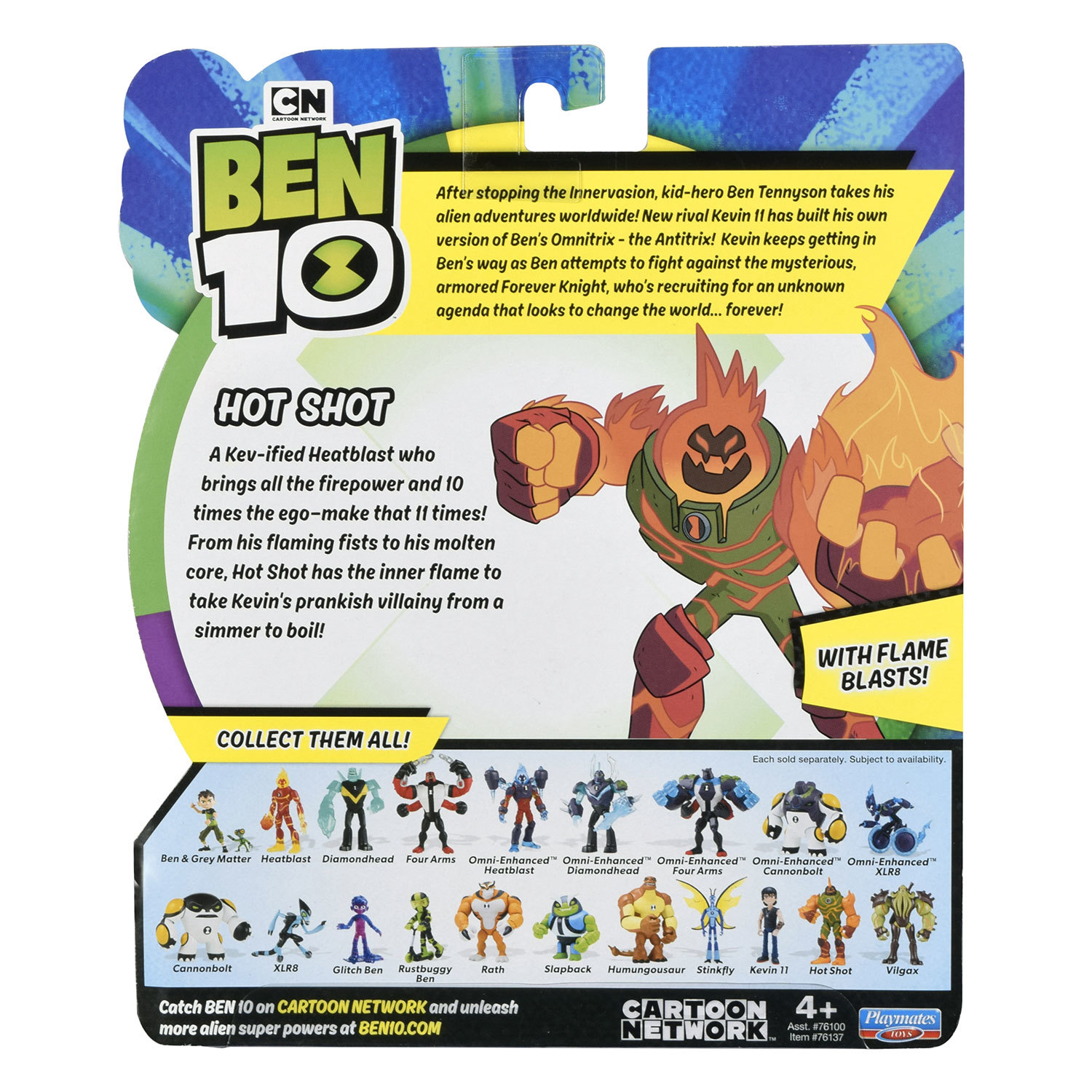 Фигурка Ben10 Хот Шот 76137 - фото 4