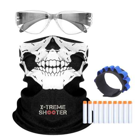 Набор X-Treme Shooter маска очки патронташ патроны