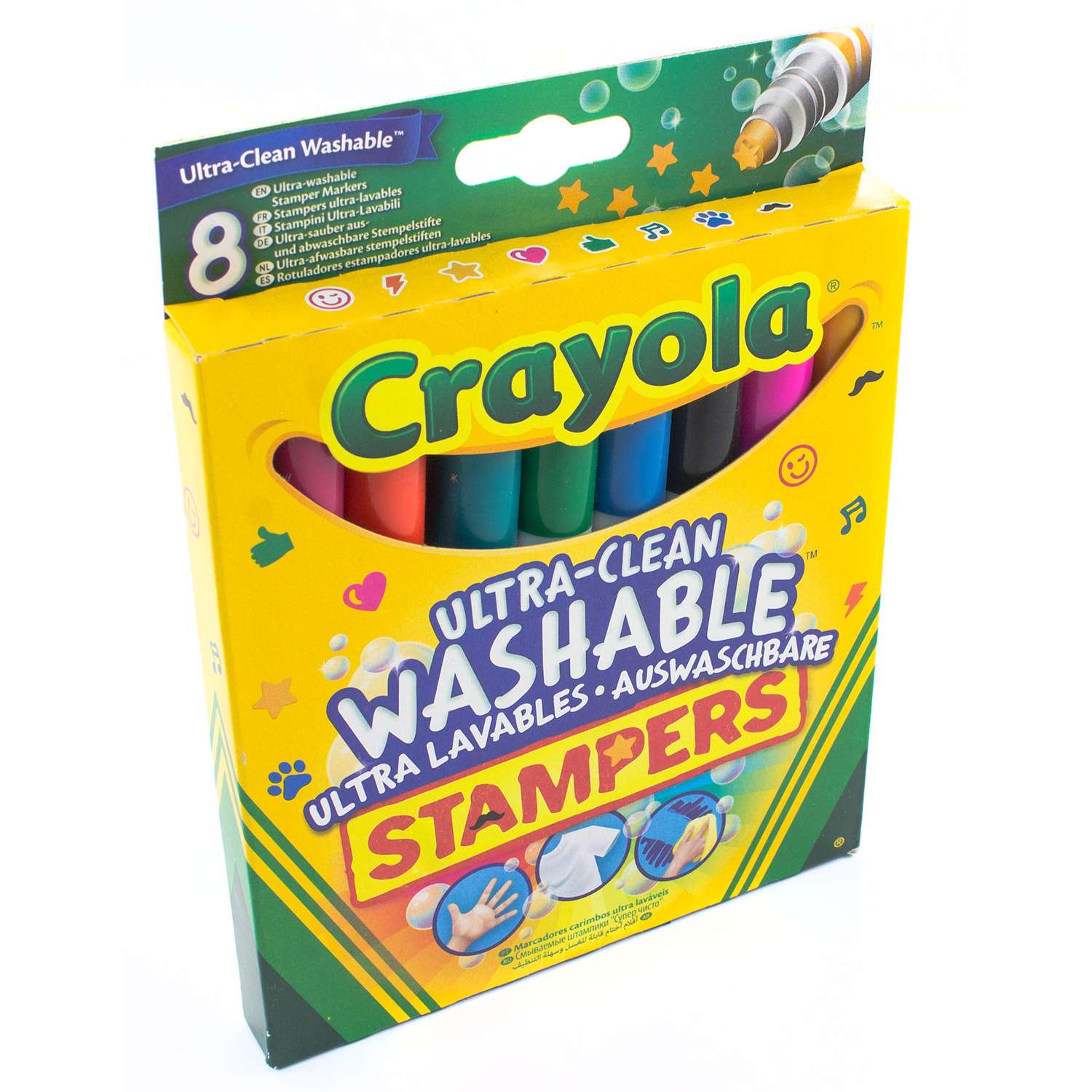 Набор Crayola Мини-штампы «Супер чисто» 8 шт - фото 3