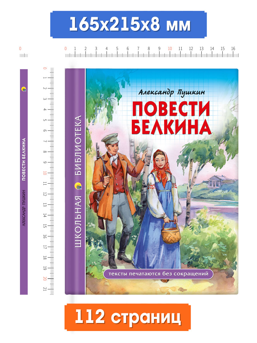 Книга Проф-Пресс школьная библиотека. Повести Белкина А.С. Пушкин 112 стр. - фото 6