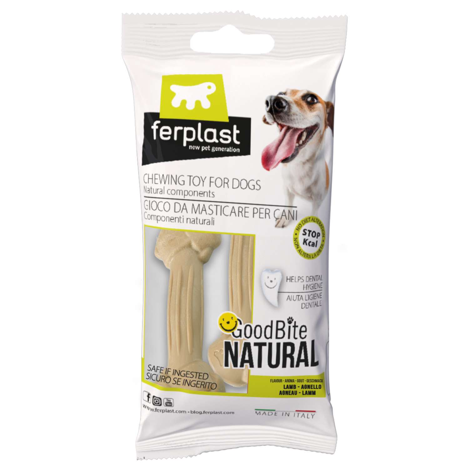 Игрушка-кость для собак Ferplast Goodbite natural bag XS 2шт 88720935 - фото 2
