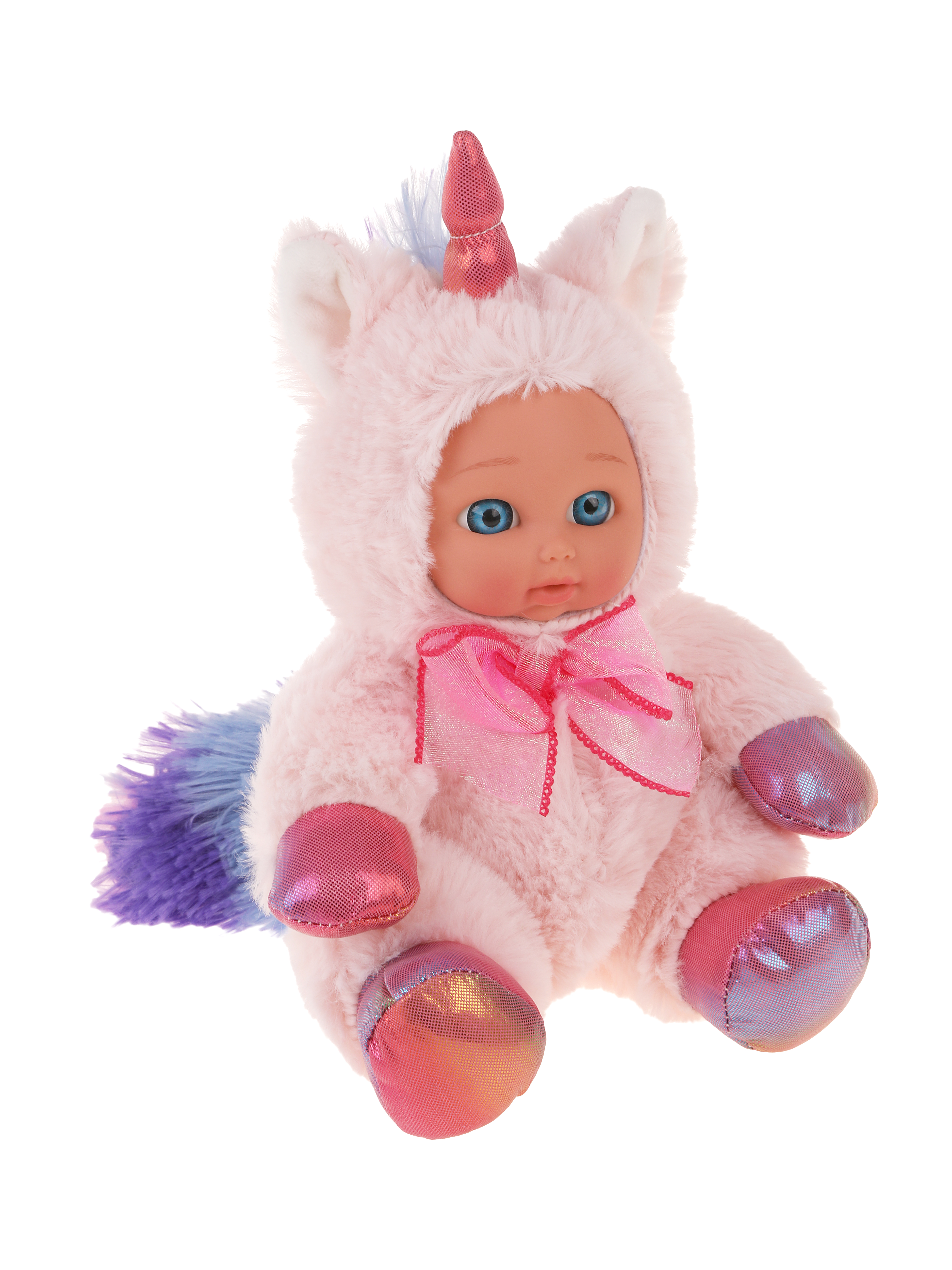 Мягкая игрушка 2 в 1 Fluffy Family Единорог-кукла - фото 5
